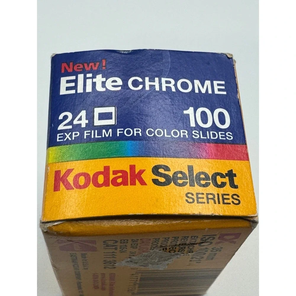 Kodak Elite Chrome 100 35mm Color Slide Film 24 Exp Expired 1999 Select Series